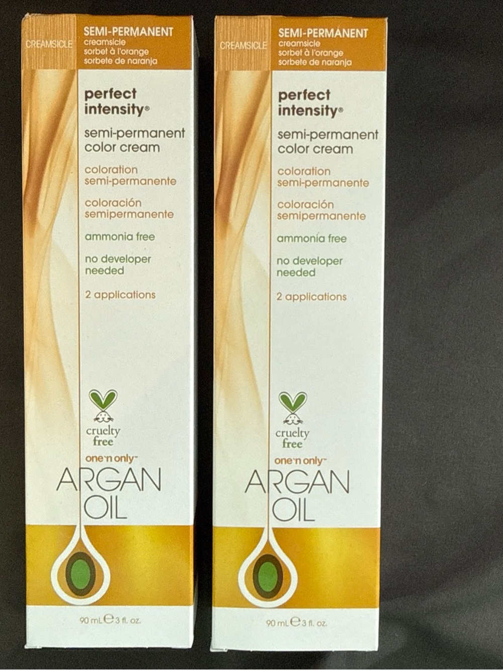 Perfect Intensity Semi-Permanent Color Cream — Creamsicle, Set of two
